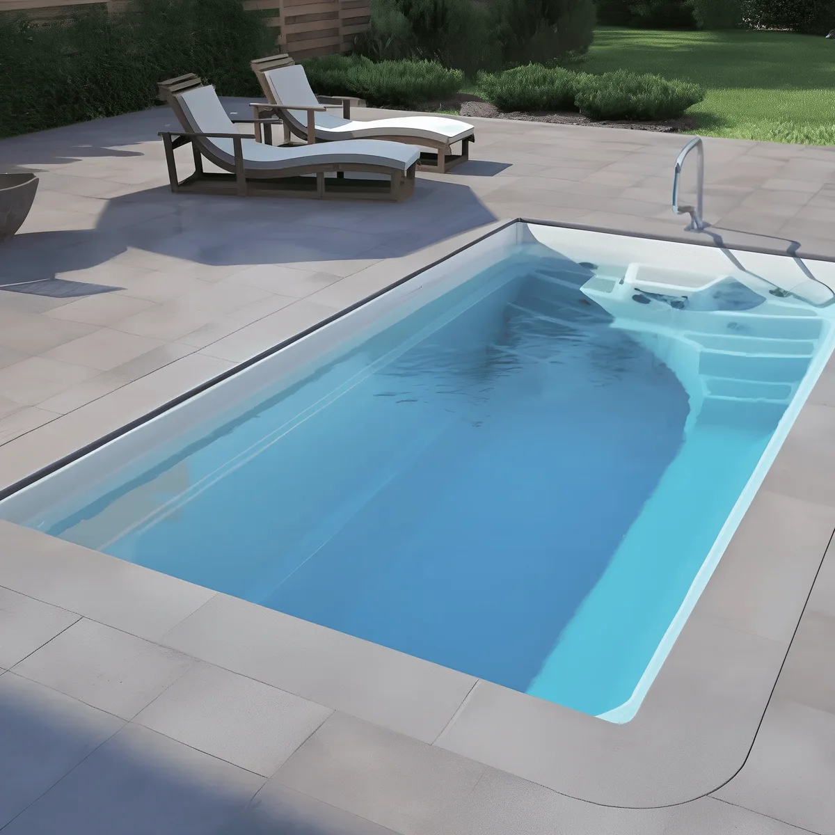 Композитный бассейн Laguna 5 — вид сверху в Хабаровске