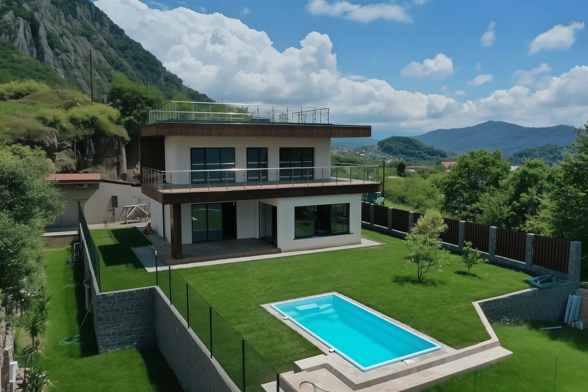 Композитный бассейн Laguna 6 — визуализация в Хабаровске