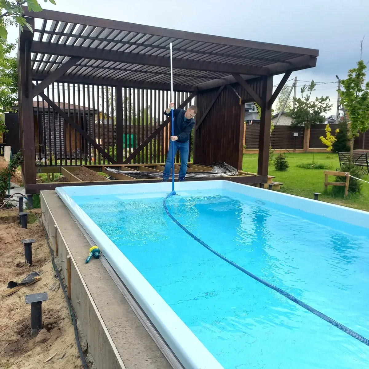 Копинговый бордюрный камень для бассейна Laguna в Хабаровске