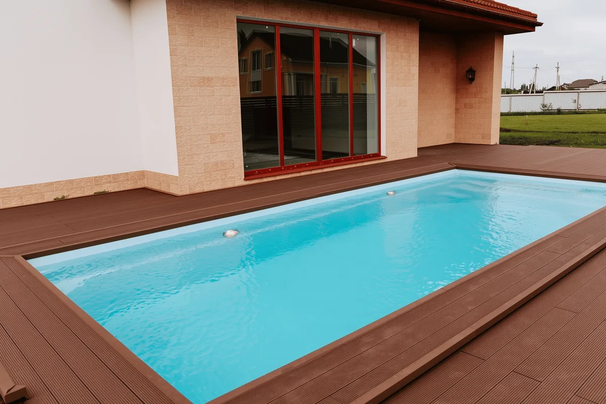 Композитный бассейн Laguna 8 — вид сверху в Хабаровске